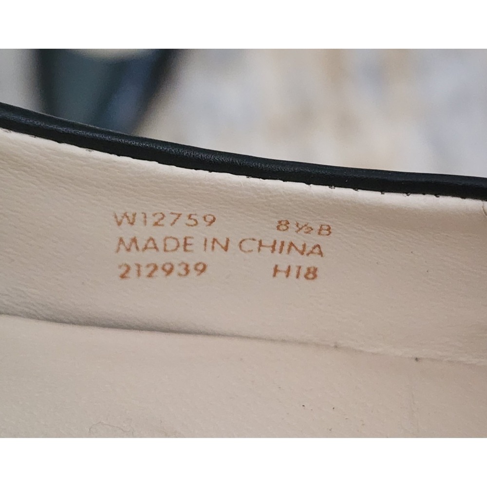 Cole Haan Women's Grand.OS Vesta Black Leather Kitten Heels Pumps Size 8.5 B - Picture 3 of 9